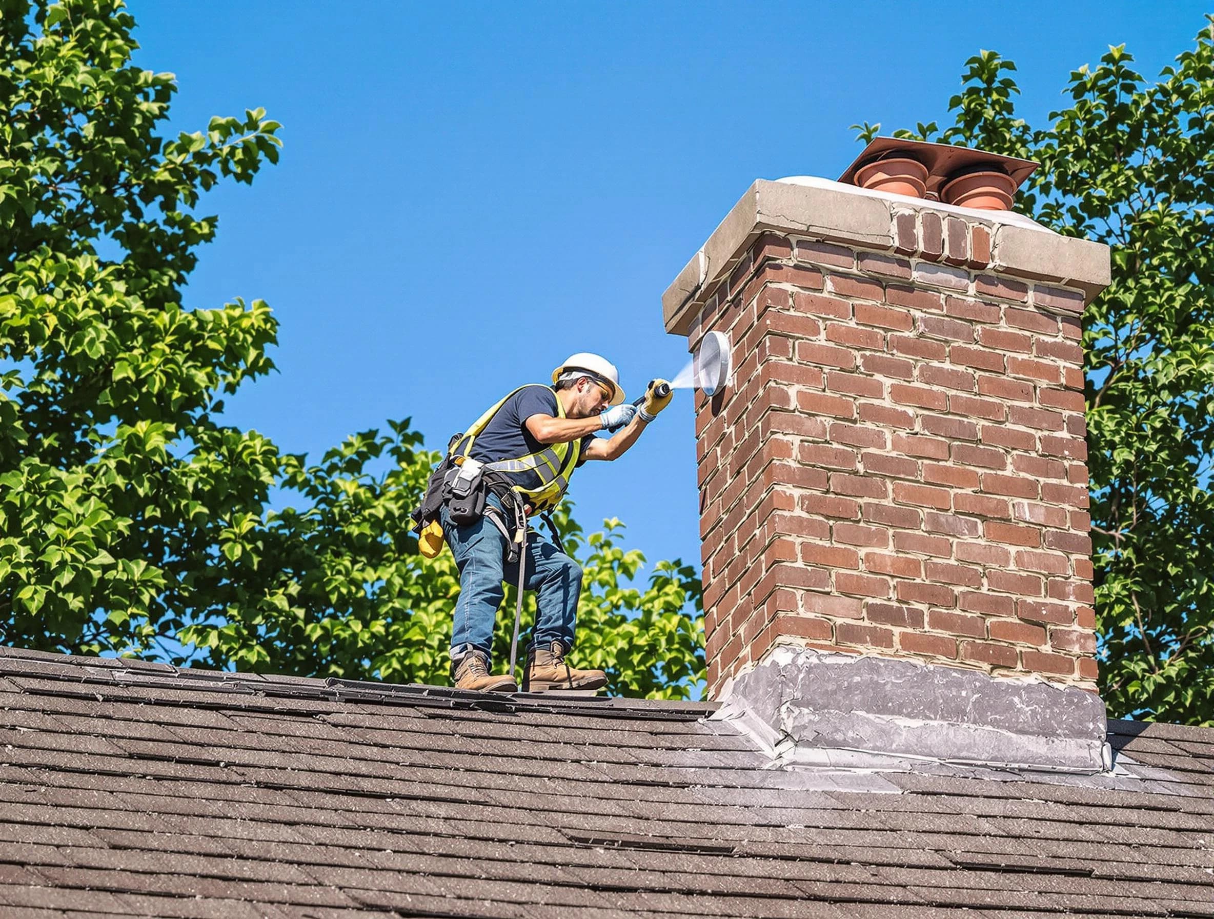 Bernards Chimney Sweep performing an inspection with advanced tools in Bernards, NJ