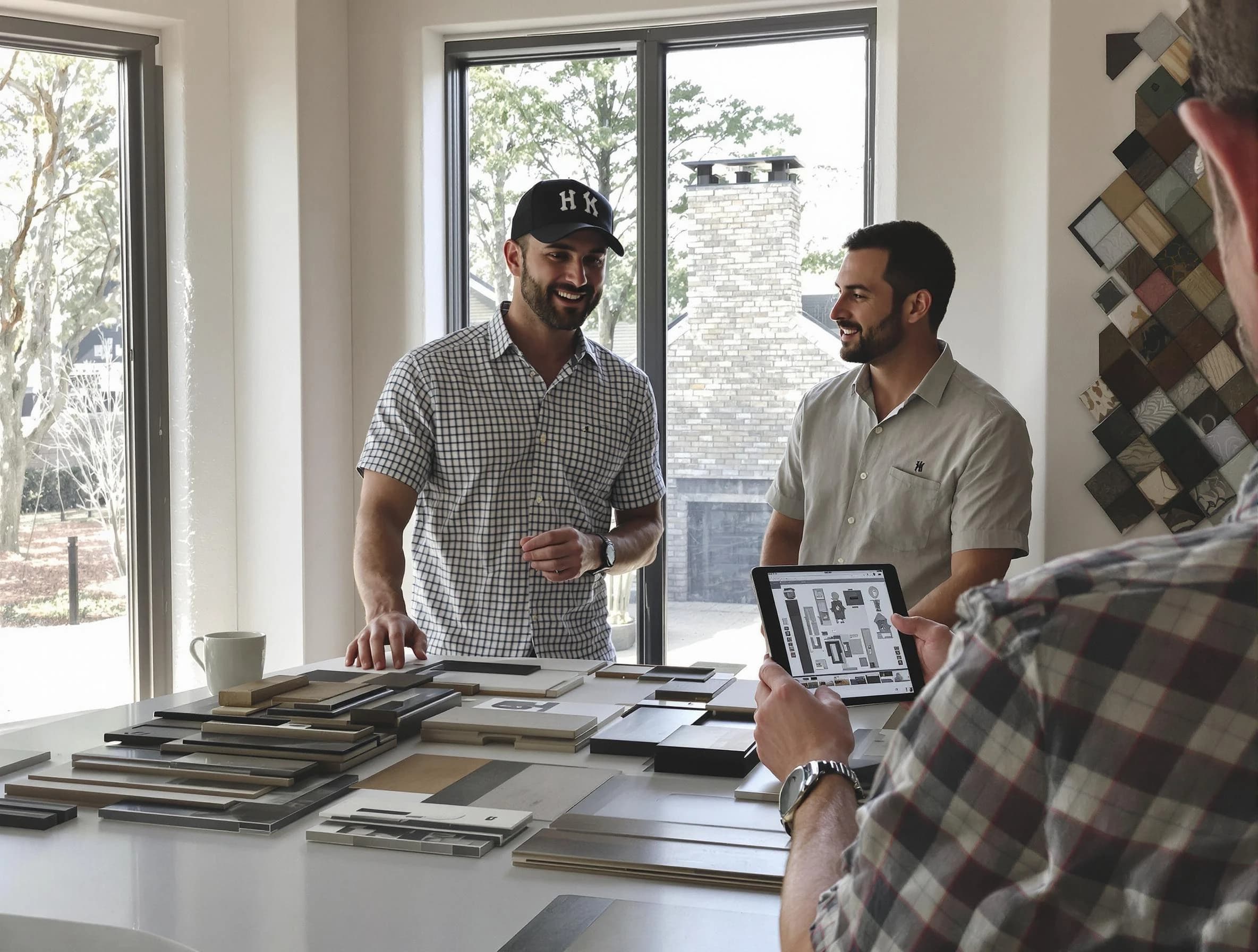 Bernards Chimney Sweep remodeling a chimney and fireplace in Bernards, NJ