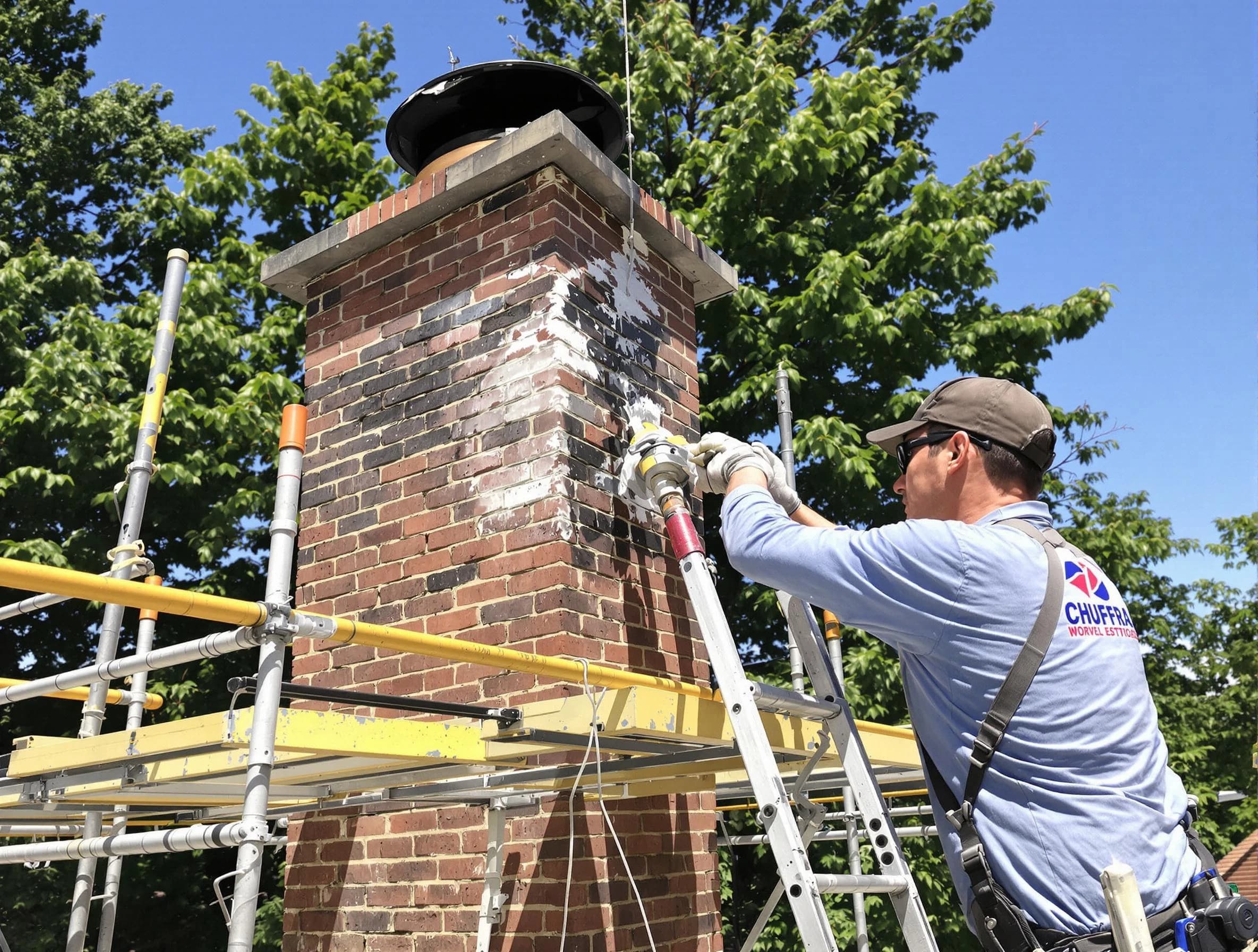 Structural chimney repair by Bernards Chimney Sweep in Bernards, NJ