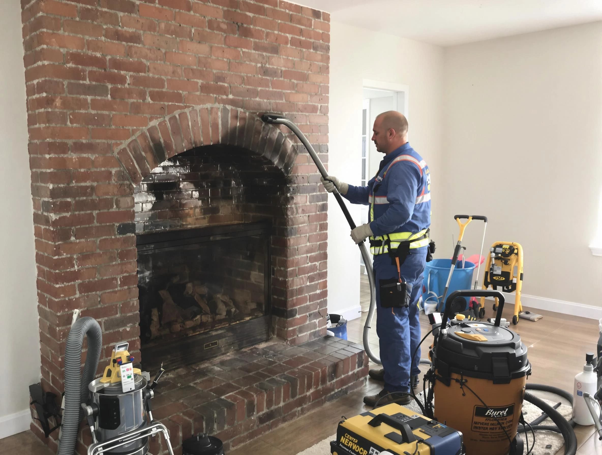 Bernards Chimney Sweep expert performing detailed chimney sweep in Bernards, NJ