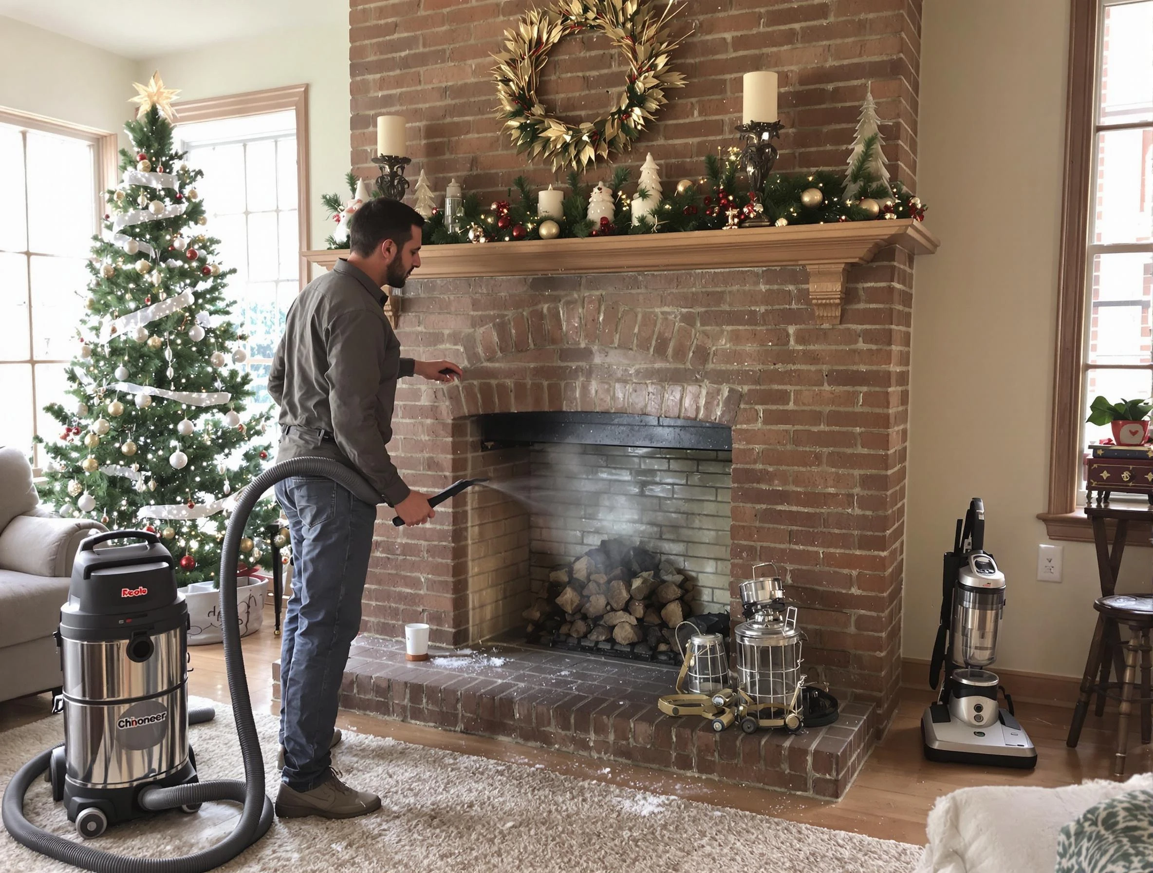 Fireplace Cleaning in Bernards