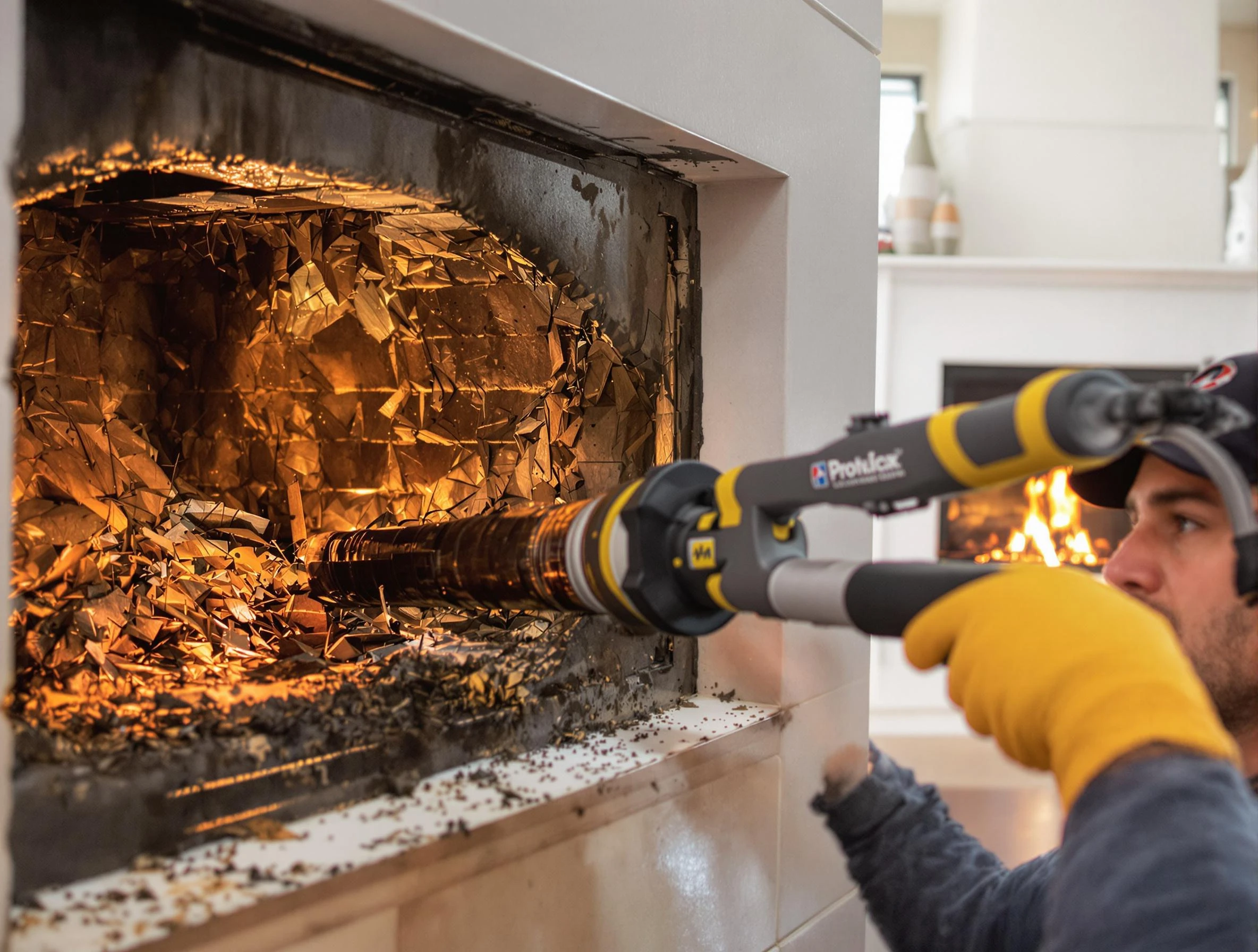 Professional chimney cleaning by Bernards Chimney Sweep in Bernards, NJ