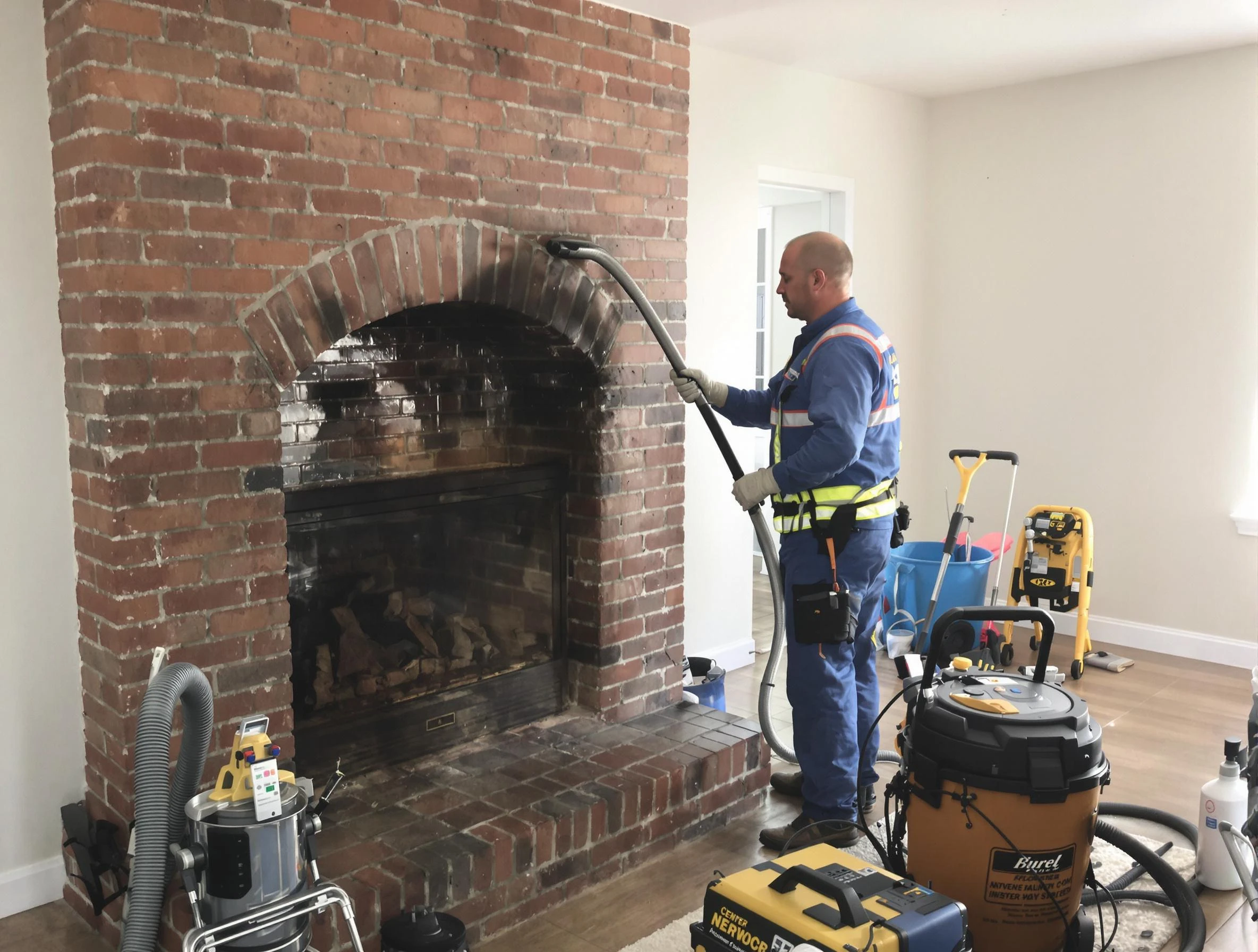 Bernards Chimney Sweep expert performing detailed chimney sweep in Bernards, NJ