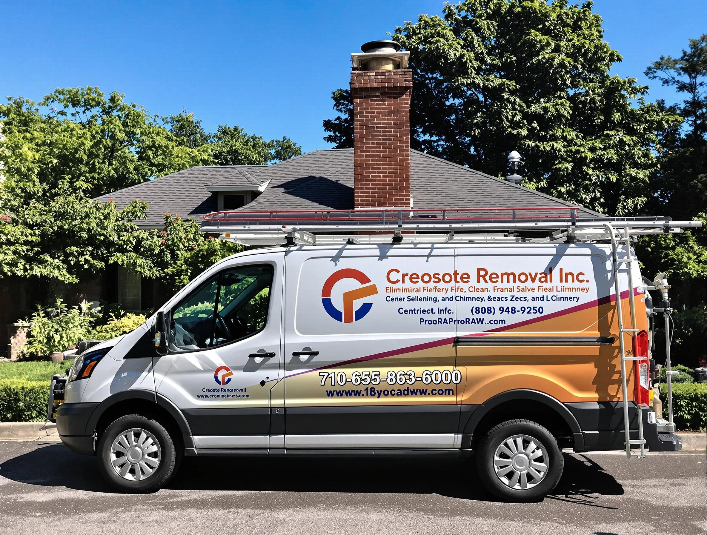 Bernards Chimney Sweep technician removing creosote safely in Bernards, NJ