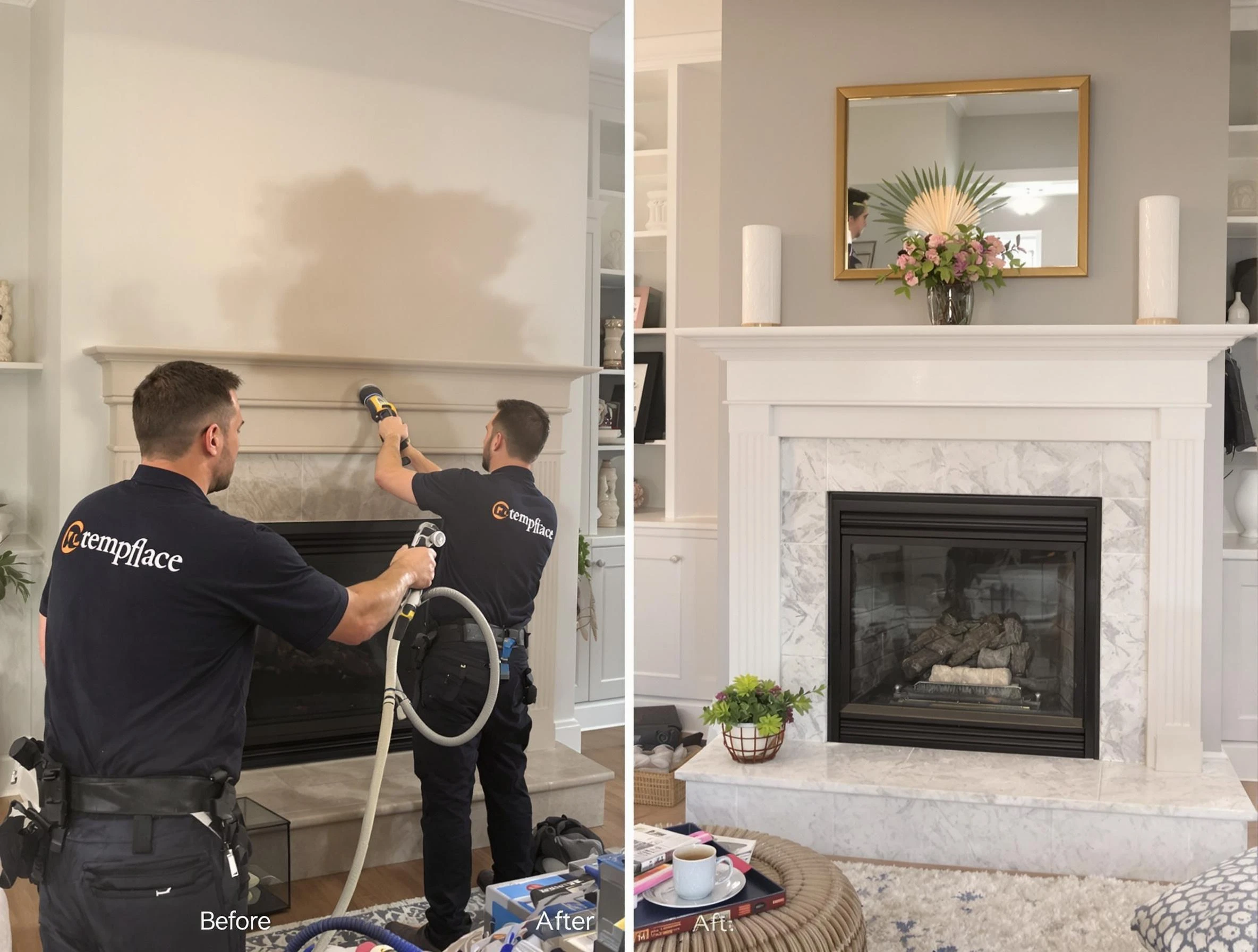 Professional soot removal by Bernards Chimney Sweep team in Bernards, NJ